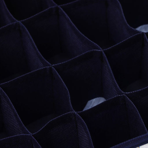 Органайзер для хранения белья Доляна Мармелад, 24 ячейки, 303010 см, белый  фото 4