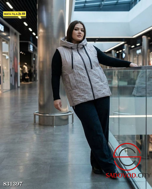 Жилетка женская с капюшоном - Bruno фото 2