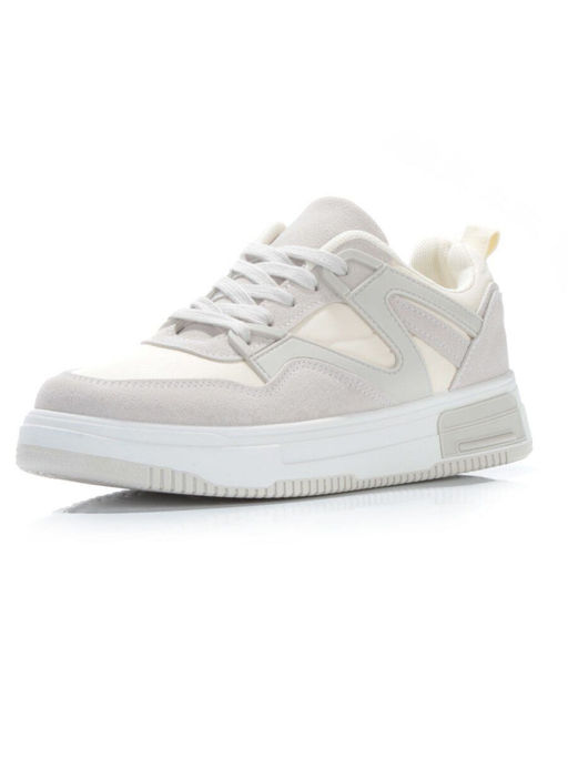 05-6029-36 GRAY/BEIGE Кроссовки женские (искусственные материалы) - No name фото 6