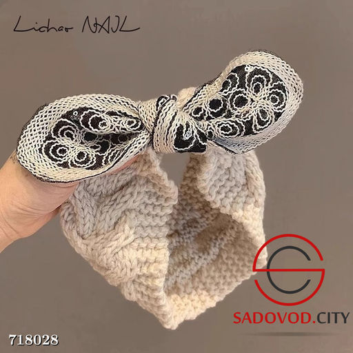 Тёплая повязка для волос женская - Bruno фото 5