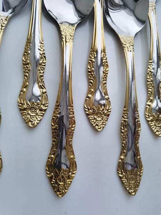 Упаковка 12шт. / Ложка чайная М-3 Тройка ЛНТП СЧ-60/57л г. Павлово /ПЗХМ/  фото 3