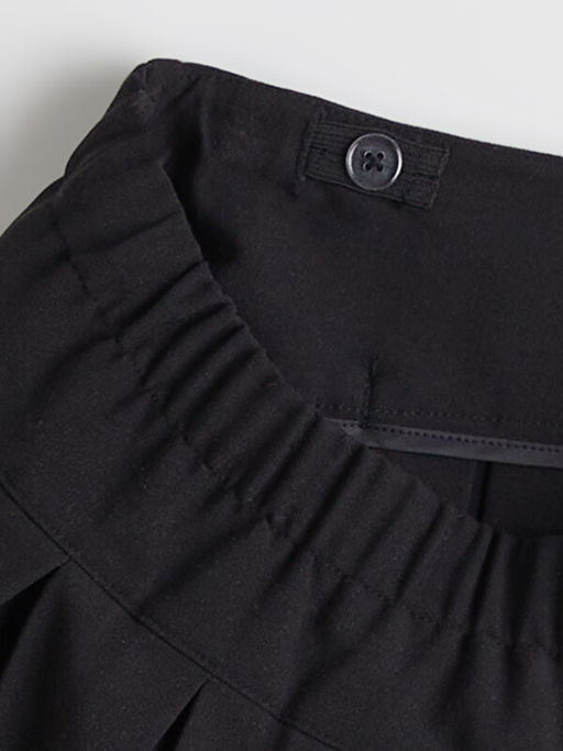 Beli Lastikli Basic K?z ?ocuk Pileli Etek