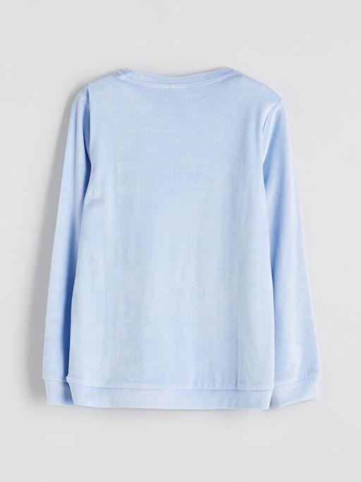 K?z ?ocuk Kadife Pijama ?st