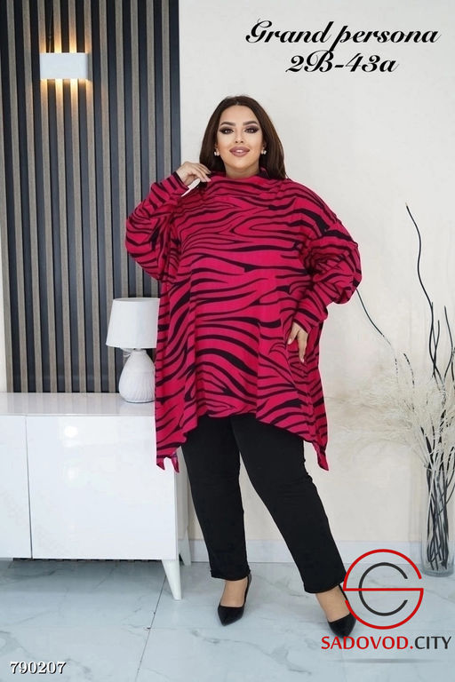 Женская туника с принтом - Bruno фото 2