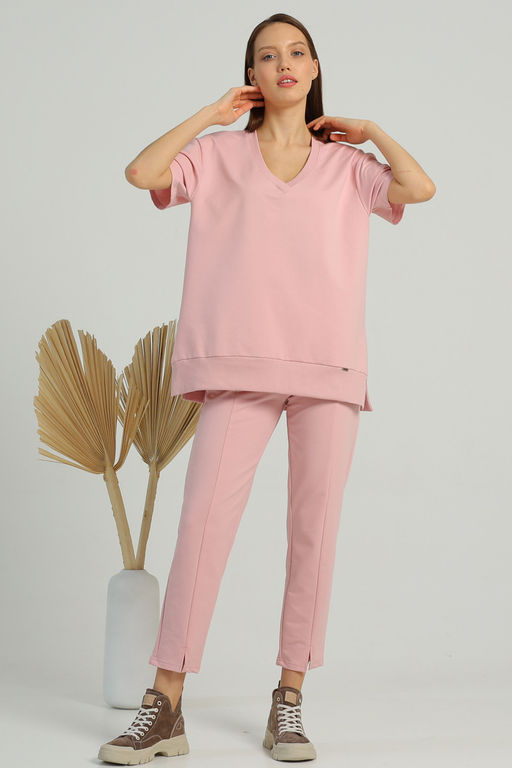 Джемпер футболка из мягкого хлопкового футера - Solo mio фото 2