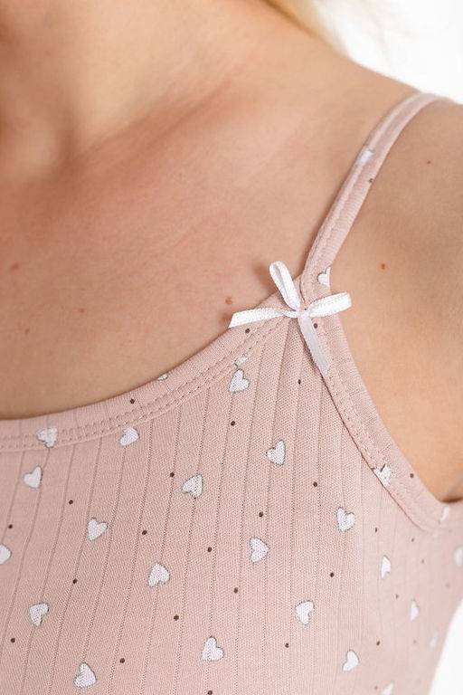 Сорочка М325372пб пудровый/белый - Елена фото 5