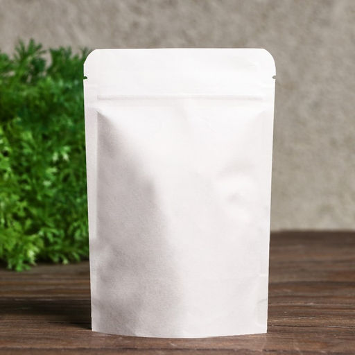 Цена за 50 шт. Пакет Zip-lock Крафт, белый, с прямоугольным окном 10?15 см - Simaland фото 3