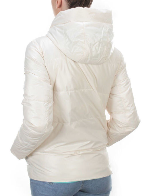 8265 MILK Куртка демисезонная женская BAOFANI (100 гр. синтепон) - Fashion фото 4