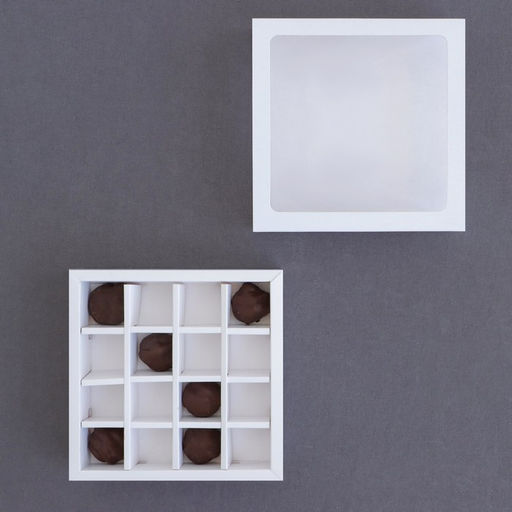 Цена за 5 шт. Коробка для конфет, белая, 17,5 х 17,5 х 4 см - Simaland фото 3