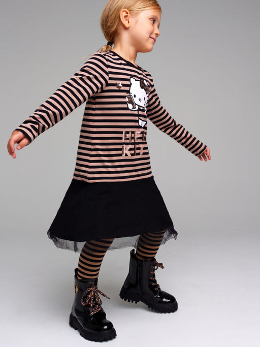 32342031 Платье трикотажное для девочек - Playtoday фото 2