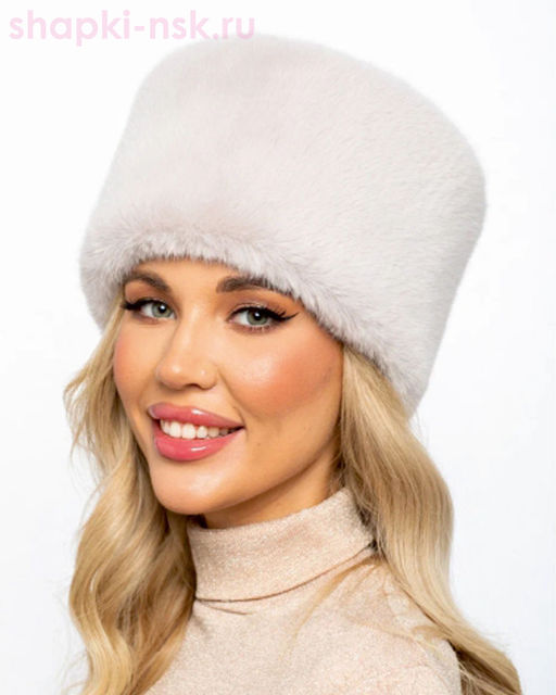 Кубанка экомех норка Шапка женская (56-58)