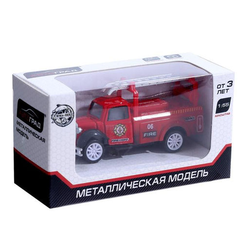 Грузовик металлический Пожарная служба, инерция, МИКС - Автоград фото 7