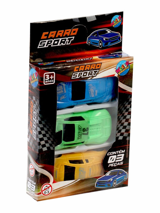 Машина Гонка, набор 3 шт., цвет МИКС - Simaland фото 7