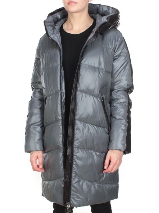 YR-987 GRAY/BLUE Куртка зимняя женская COSEEMI (200 гр. холлофайбера) - Fashion фото 9