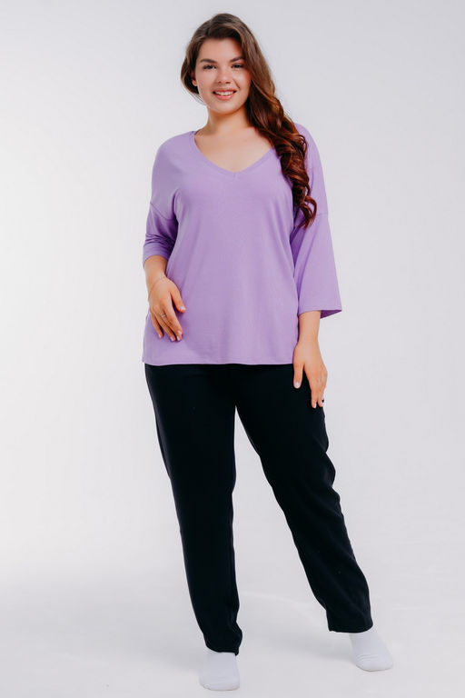 Футболка женская из вискозы Марина лила - Амадэль фото 12