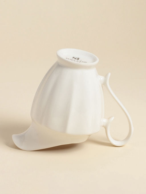 Молочник SL Home «Аманде», 350 мл, 14×8.7×12.5 см, фарфор, белый