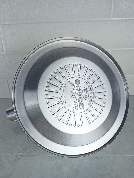 Чайник 2,5л нержавеющая сталь HR732-1 белый в черный горох OLS-001-5