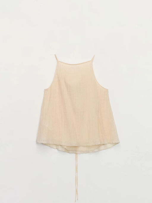 Блуза из тенселя с цветком / Zarina