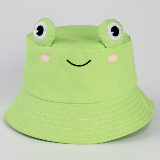 Панама детская «Лягушка», с глазами, р-р 54 см