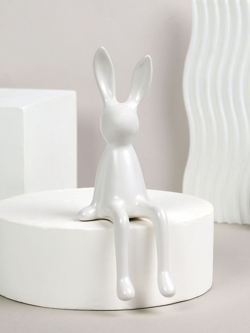 Статуэтка Кролик 21 см / HBC-101 /уп 30/белый - Галеонтрейд фото 3