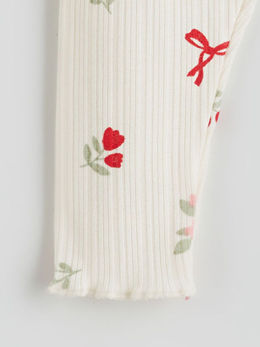 K?z Bebek Desenli Tayt