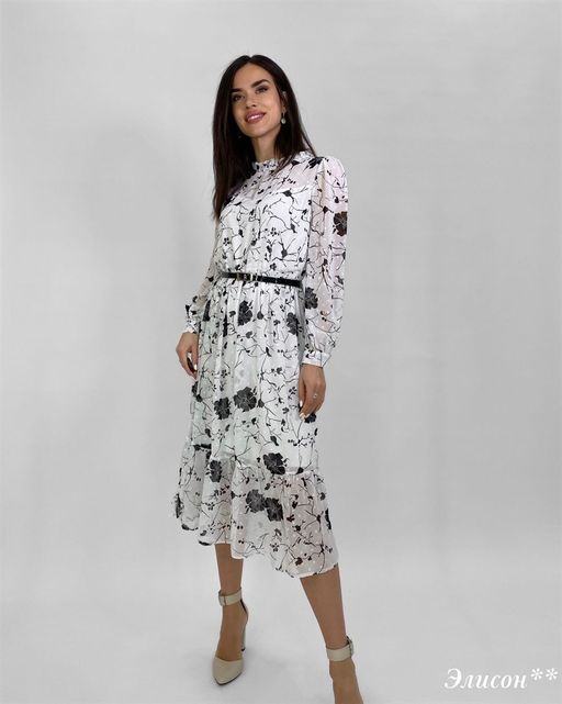 Платье Элисон** (белый) - Nadi bordo фото 6