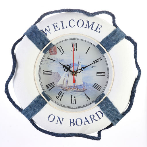 Часы настенные «Стаксель», серия: Море, дискретный ход, d=30 см, от батарейки 1×АА