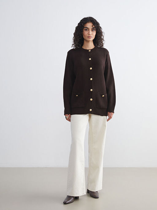 Bisiklet Yaka Kad?n Triko H?rka