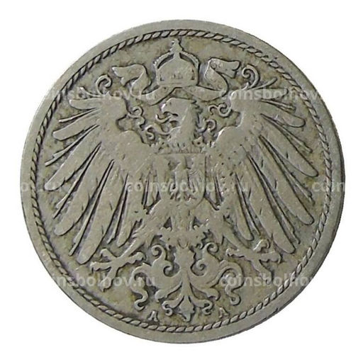 Монета 10 пфеннигов 1896 года A Германия