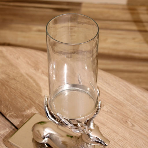 Подсвечник «Олень», 21×11×35 см, алюминий