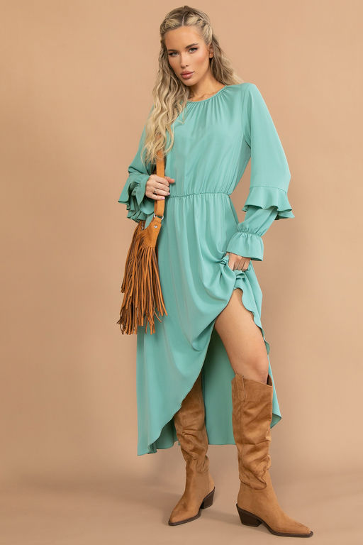 Платье Манящий аромат (мята) - Эльза фото 10