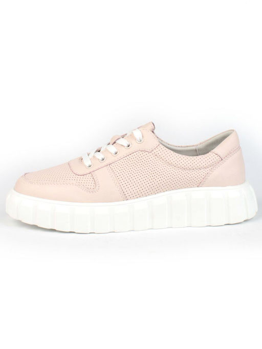 05-PDA97-2 PINK Кроссовки женские (натуральная кожа) - Фабричный китай фото 5