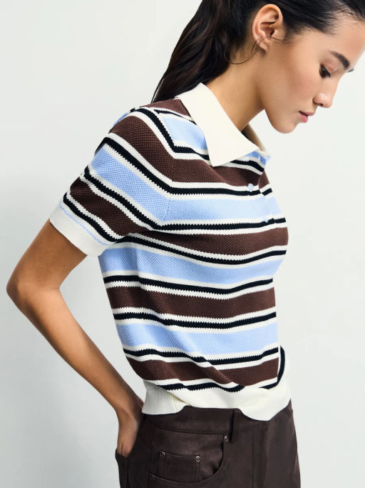 Джемпер-поло из вискозы / Zarina фото 2