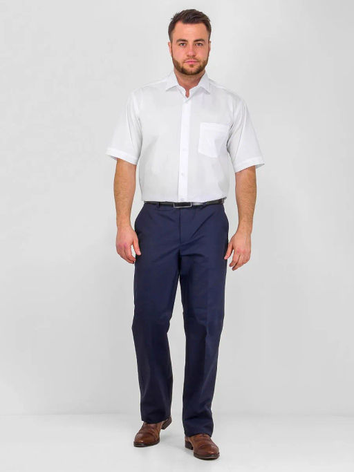 Сорочка мужская короткий рукав GREG 100/109/WHITE_V