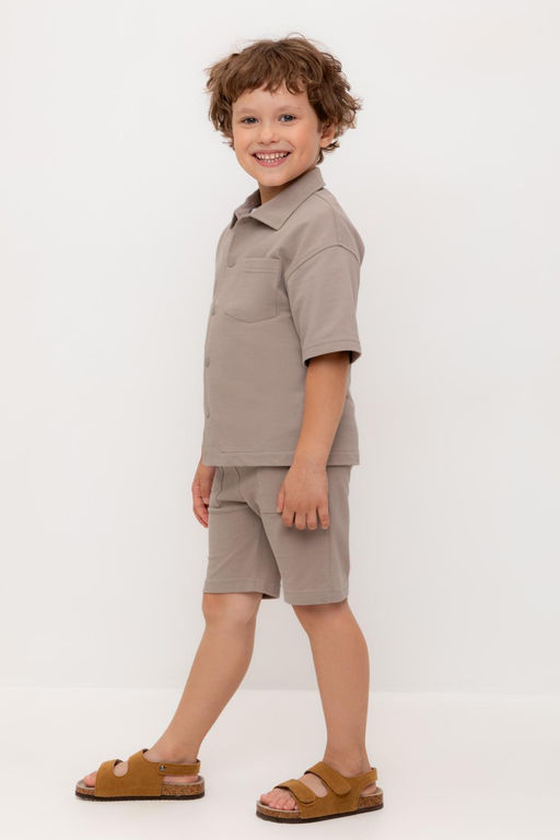 КР 400814/коричневый к556 шорты для мал - Crockid фото 5