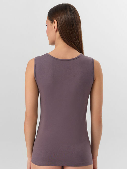 Майка женская бельевая фиолетовая - Mark formelle фото 4