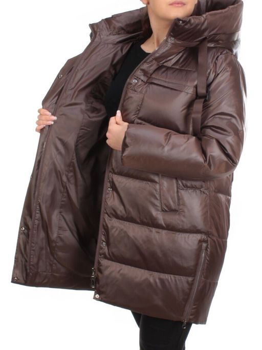H 902 BROWN Куртка зимняя женская MARIA (200 гр. холлофайбера) - Fashion фото 7