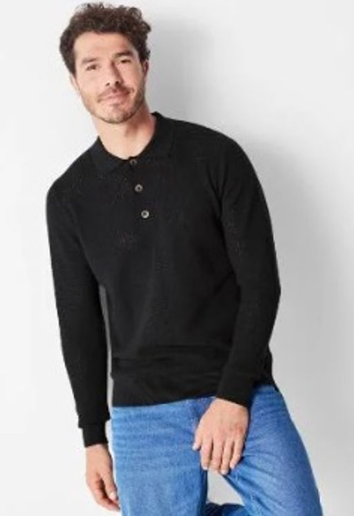 Мужской лонгслив из вязанного трикотажа LIVERGY  фото 5