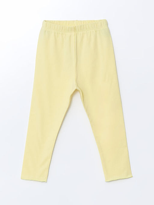 Bisiklet Yaka Basic K?z Bebek Bluz ve Tayt 2li