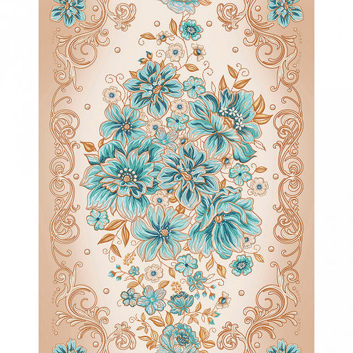 Дорожка столовая, сервировочная 50х180см "Летние мотивы-2", хлопок "Премиум" 236г/м2, упаковка классическая 28х41см, "Домашняя мода" (Россия)