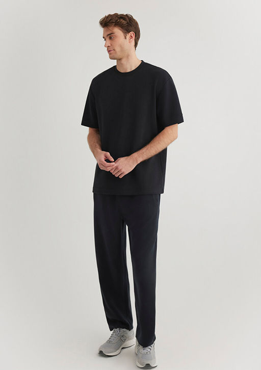 Siyah Tisort - Mavi фото 3