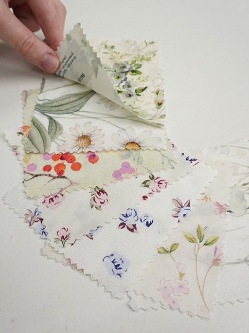 Комплект образцов Вискозный атлас (Digital) - Купава фото 2