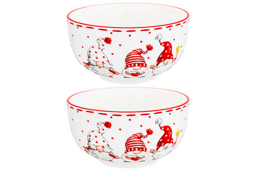 Набор салатников 2 пр. 14*14*7,5 см 600 мл Весёлые гномики - Elan gallery фото 4