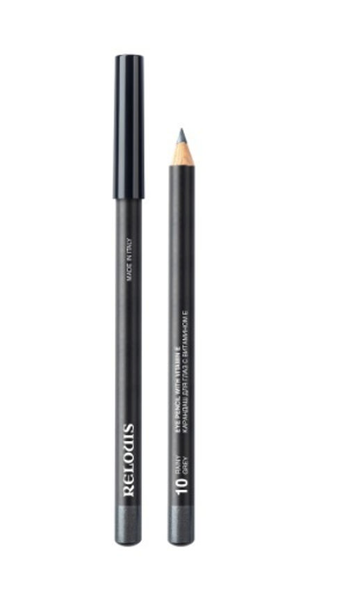 RELOUIS Карандаш для глаз с витамином Е тон 10 rainy grey (Италия)