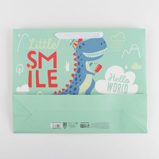 Пакет подарочный ламинированный, упаковка, «Smile», L 40 х 31 х 11.5 см