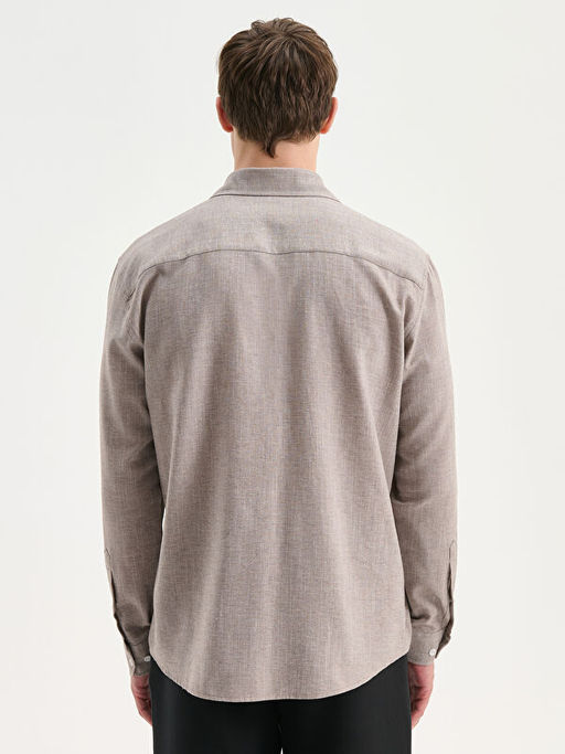 Regular Fit Uzun Kollu Arm?rl? Erkek G?mlek