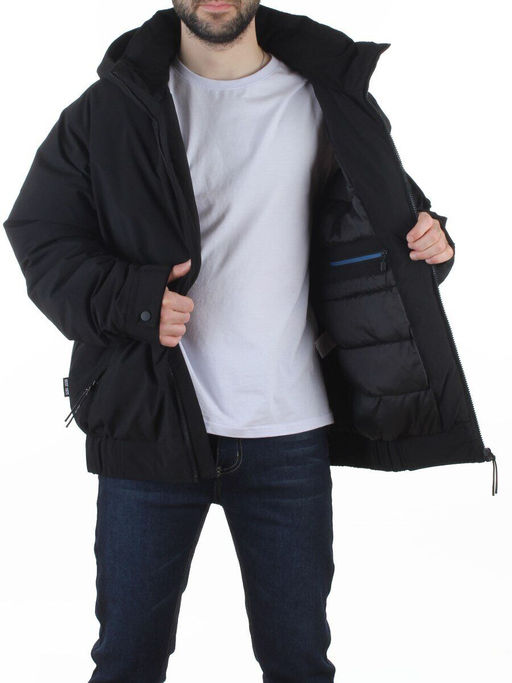 6317L BLACK Куртка мужская зимняя (200 гр. холлофайбер)