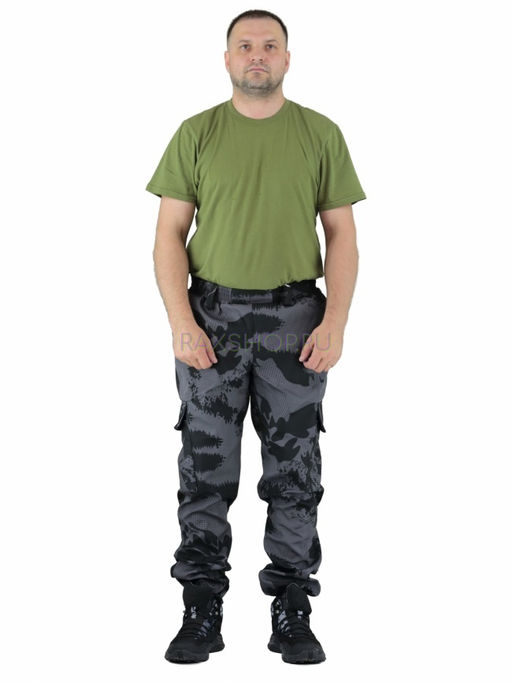 Удлиненный утепленный демисезонный костюм Forest trail Grey для активного отдыха (горка на флисе) - Rax фото 10