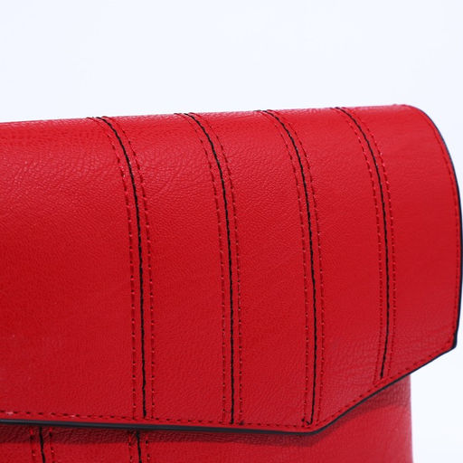 Сумка-клатч на магните, длинный ремень, цвет красный - Simaland фото 4