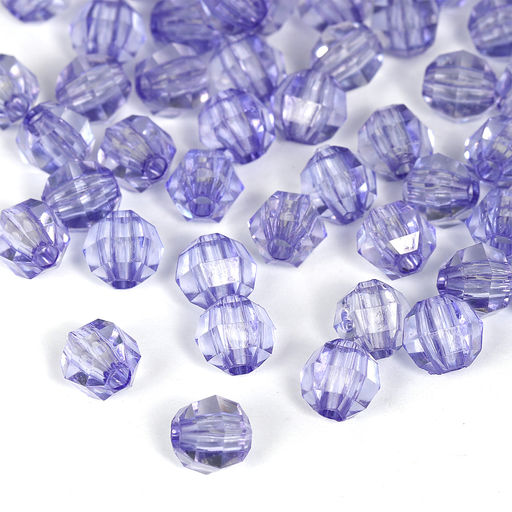 Бусины акриловые MAGIC HOBBY арт.MG.3244-13 цв.13 сиреневый &Oslash;10мм уп.500г